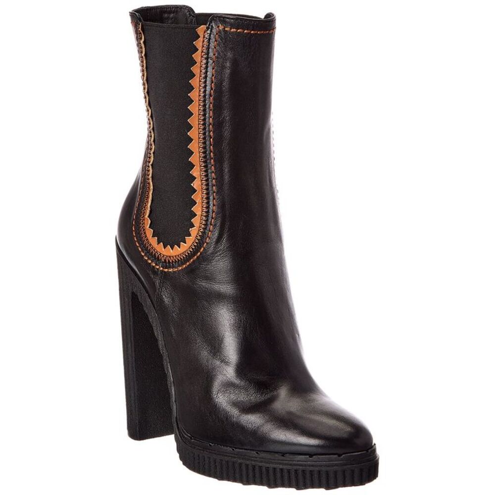 Tod’S Leather Platform Boot - Picture 1 of 5